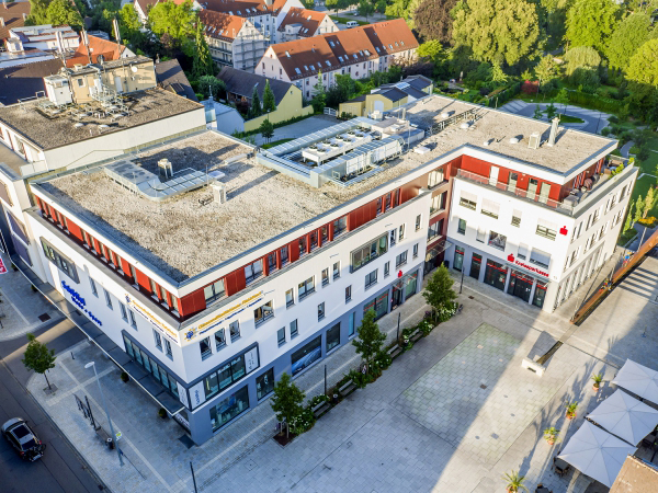Neubau Geschäftsstelle der Kreissparkasse Augsburg als Teil eines Gesamtobjektes – Schwabmünchen